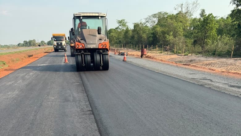Obras de duplicação da BR-163 entre Várzea Grande e Jangada
